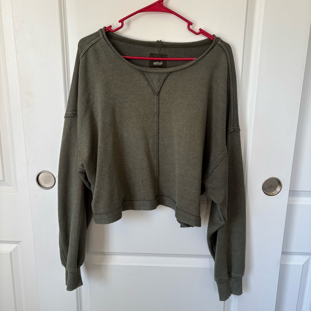 Aerie Cropped Crewneck